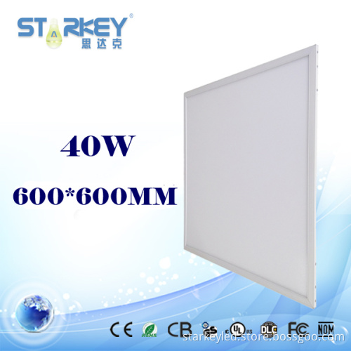 Dimmable Slim 40W LED Panel Light 600X600mm with CE, RoHS